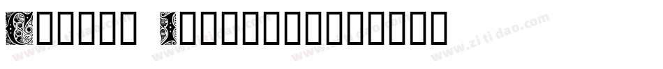Caslon Initials字体转换